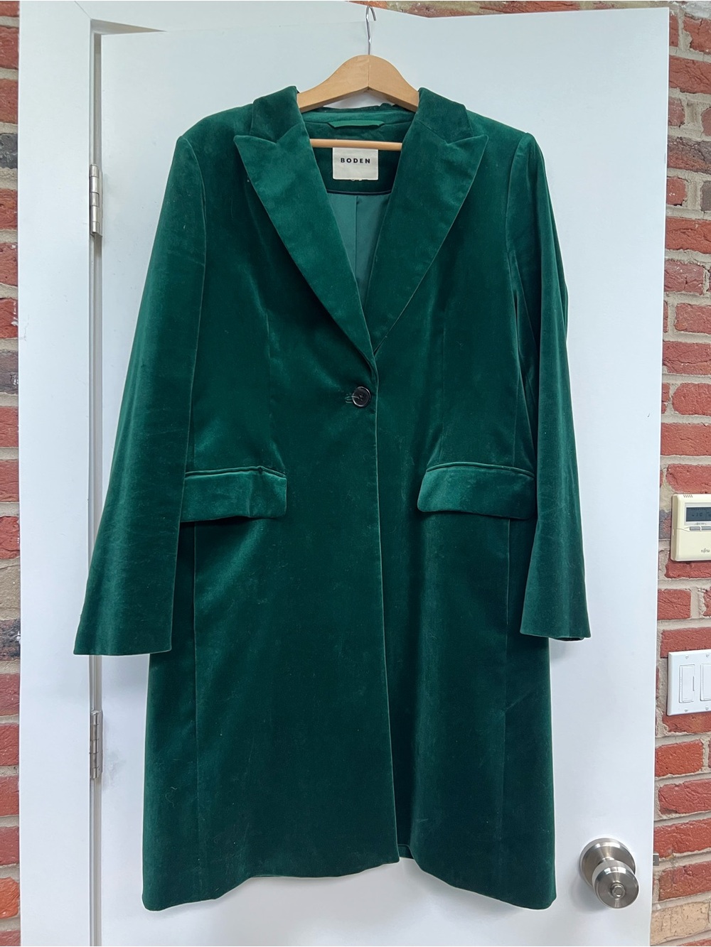 Boden Velvet Canterbury Coat - Picture 3 of 4